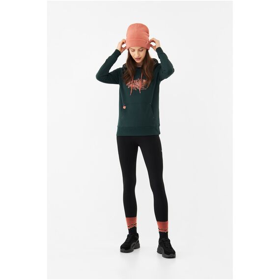 Bluza damska VIKING Panaka Hoodie Bamboo Lady z kapturem zielona