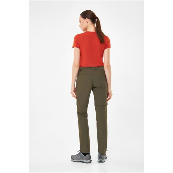 Spodnie damskie VIKING Rocklyn 2 in 1 z odpinanymi nogawkami khaki