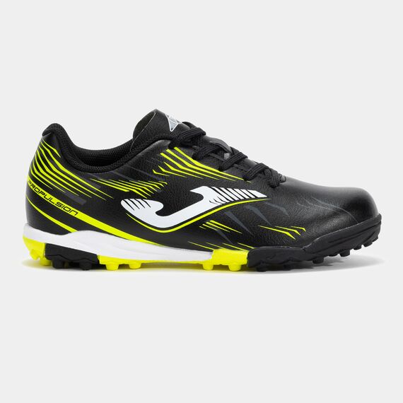 JOMA buty piłkarskie dziecięce turfy na sztuczną trawę PROPULSION PRJW2501TF, Kolor: czarny, Rozmiar: 36
