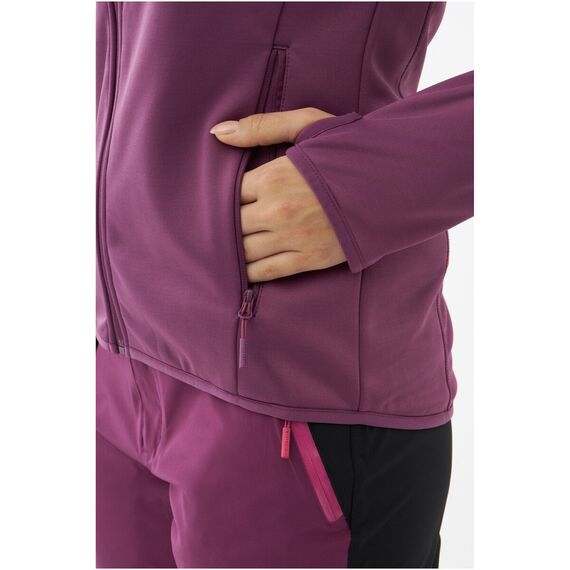 Bluza damska VIKING Yosemite Hoodie Lady rozpinana z kapturem fioletowa