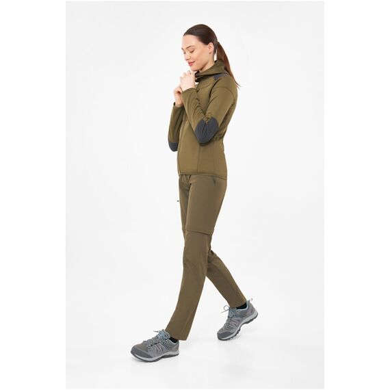 Bluza damska VIKING Yosemite Hoodie Lady rozpinana z kapturem khaki