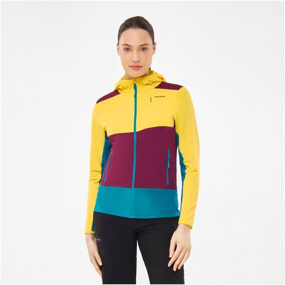 Bluza damska VIKING Tacoma Hoodie Lady żółta