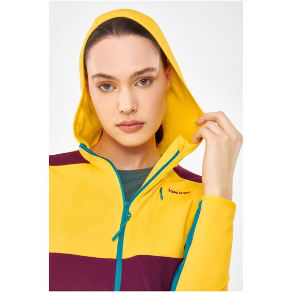 Bluza damska VIKING Tacoma Hoodie Lady żółta