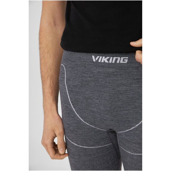 Bielizna męska VIKING Lan Pro Pants Merino grafitowa