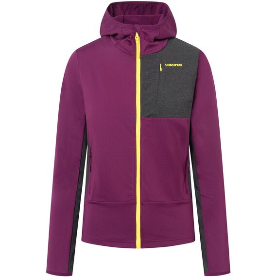 Bluza damska VIKING Tacoma Hoodie Lady fioletowa