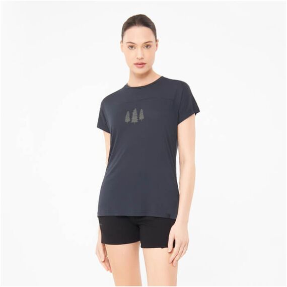 VIKING T-shirt damski Likelo Lady Bamboo granatowy