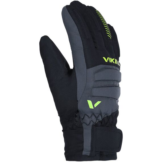 Rękawice narciarskie dziecięce VIKING Flinx Ski Kids z membraną czarne