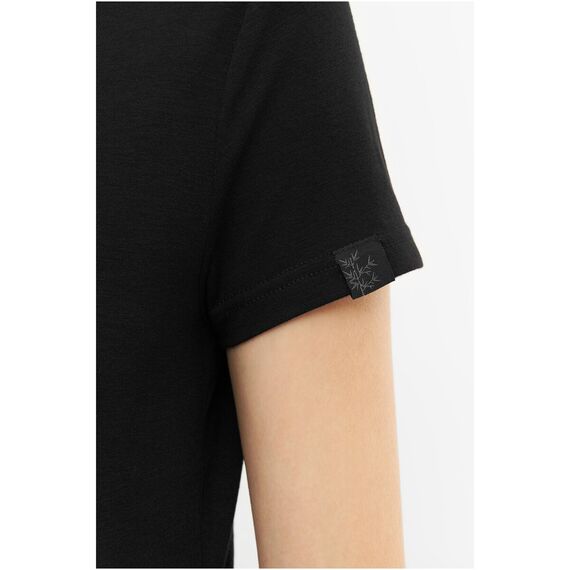 T-shirt damski VIKING Lenta Bamboo Light czarny