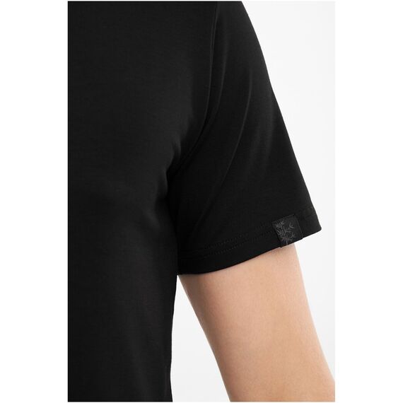 T-shirt męski VIKING Lenta Bamboo Light czarny
