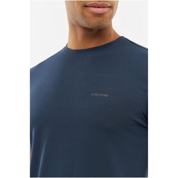 T-shirt męski VIKING Bamboo Harvi granatowy