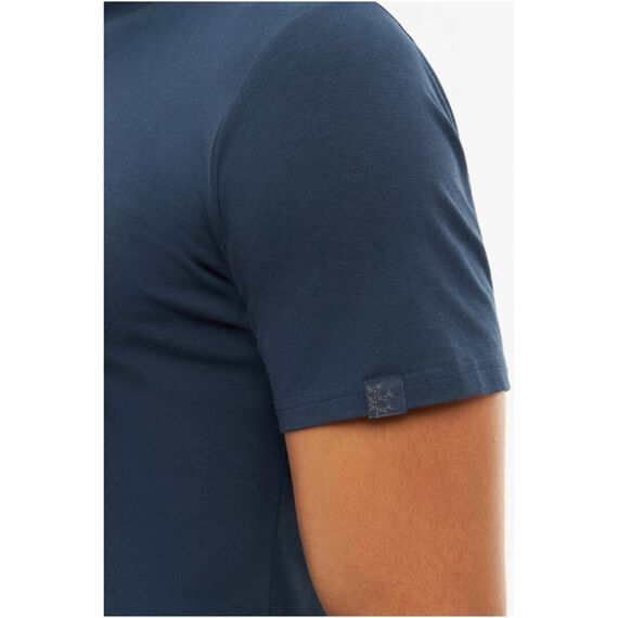 T-shirt męski VIKING Bamboo Harvi granatowy