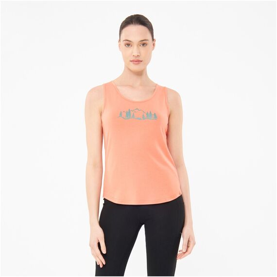 Tanktop damski VIKING Bamboo Lechee Lady łososiowy