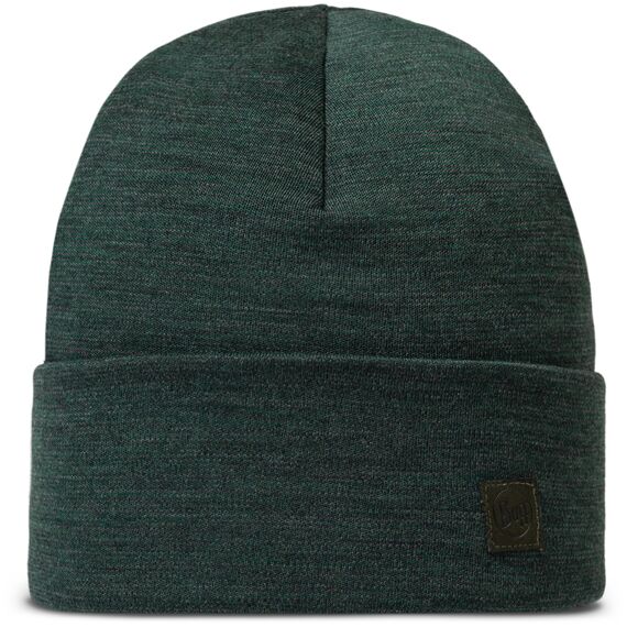 BUFF MERINO HEAVYWEIGHT BEANIE SOLID FOREST, Kolor: zielony, Rozmiar: one size