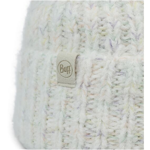 BUFF KNITTED & FLEECE BAND BEANIE EYLA WHITE, 2 zdjęcie
