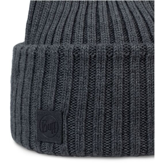 BUFF Czapka KNITTED BEANIE ERVINY GREY HEATHER, 2 zdjęcie