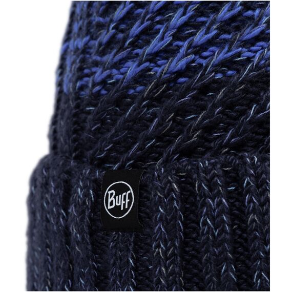 BUFF KNITTED & FLEECE BAND BEANIE AKNA NIGHT BLUE, Kolor: granatowy, Rozmiar: one size, 2 zdjęcie