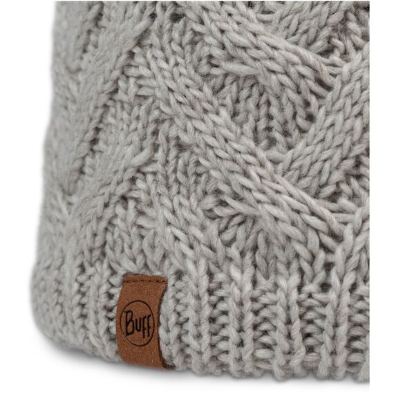 BUFF KNITTED & FLEECE BAND BEANIE CARYN CRU, Kolor: biały, Rozmiar: one size, 2 zdjęcie
