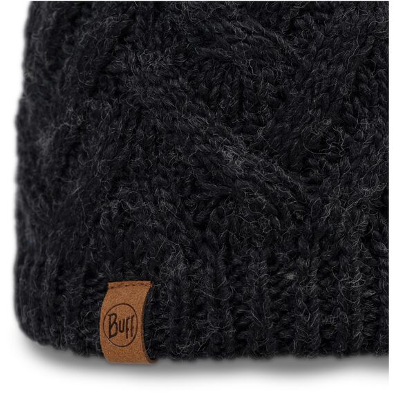 BUFF KNITTED & FLEECE BAND BEANIE CARYN GRAPHITE, Kolor: szary, Rozmiar: one size, 2 zdjęcie