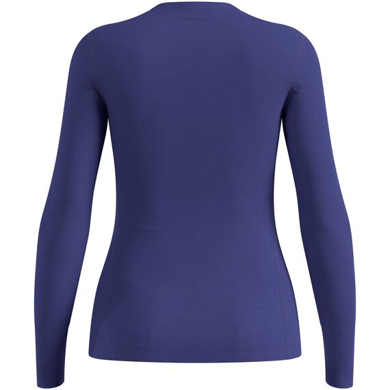 ODLO Bielizna termoaktywna koszulka z długim rękawem Odlo BL TOP MERINO 200 niebieska, Kolor: niebieski, 2 zdjęcie