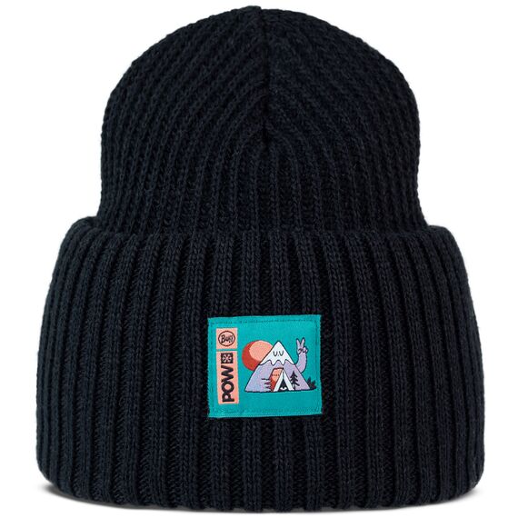 BUFF KNITTED BEANIE POW RUTGER BLACK