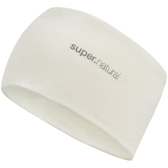 SUPER.NATURAL Opaska techniczna Wanderlust Headband biała, ONE SIZE