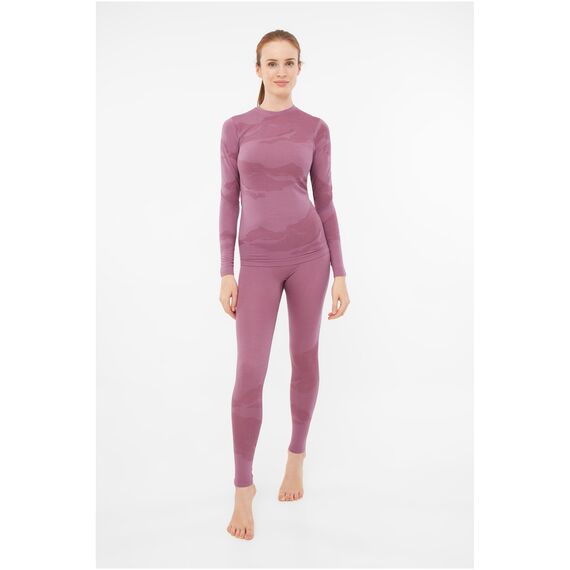 VIKING Bielizna damska Gasher Lady Set Merino różowa, Kolor: różowy, Rozmiar: XXL