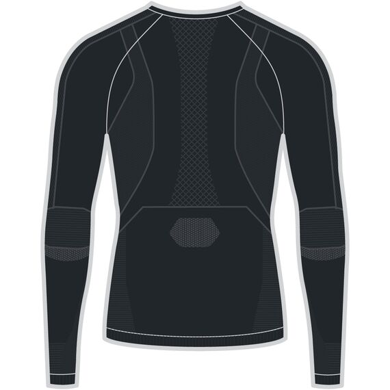 VIKING Bielizna męska koszulka Gary Longsleeve Bamboo czarna, Kolor: czarny, Rozmiar: L, 11 zdjęcie