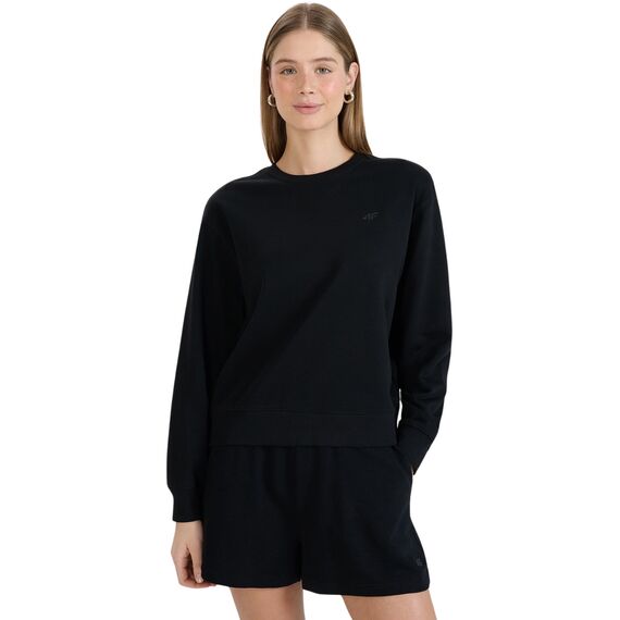 4F bluza bawełniana damska 4FWMM00TSWSF1765 czarna, Kolor: czarny, Rozmiar: XL