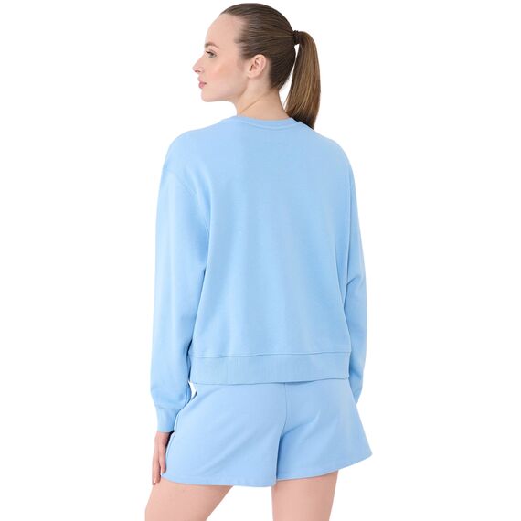 4F bluza bawełniana damska 4FWMM00TSWSF1765 błękitna baby blue, Kolor: niebieski, Rozmiar: S, 3 zdjęcie