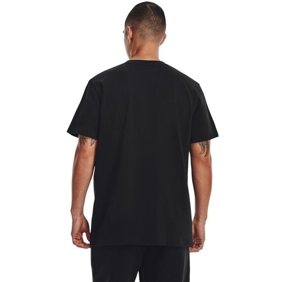 UNDER ARMOUR koszulka męska t-shirt z logo EMB HEAVYWEIGHT, Kolor: czarny, Rozmiar: XL, 3 zdjęcie