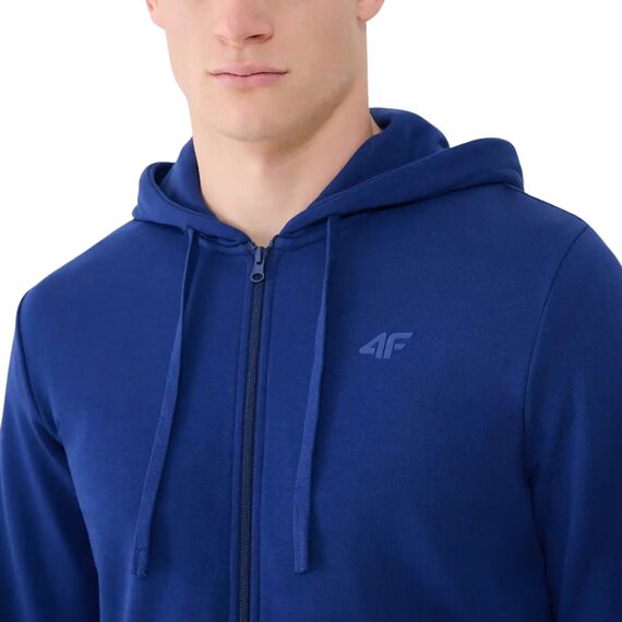 4F bluza rozpinana męska z kapturem 4FWMM00TSWSM1768 granatowy