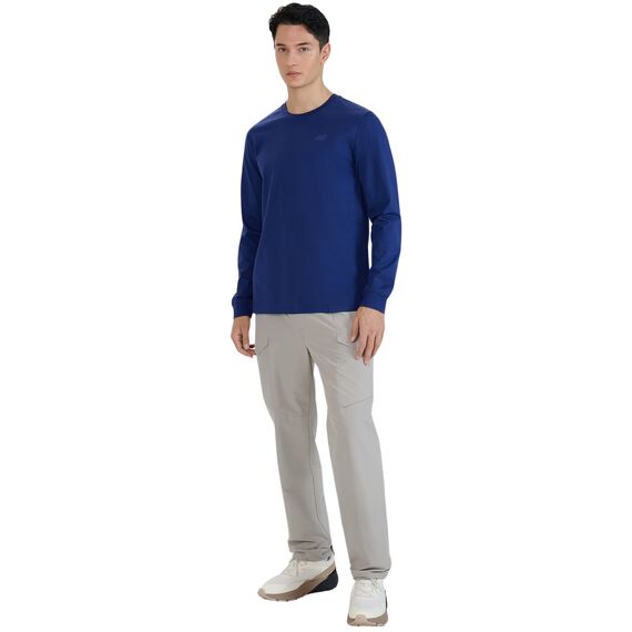 4F koszulka z długim rękawem męska longsleeve 4FWMM00TLONM432 granatowa, Kolor: granatowy, Rozmiar: S, 5 zdjęcie
