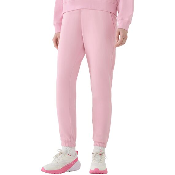4F spodnie z dzianiny french terry z kolekcji basic 4FWMM00TTROF1138 różowe, Kolor: różowy, Rozmiar: M