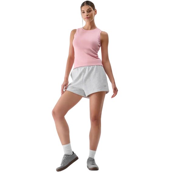 4F top prążkowany bawełniany damski na ramiączkach 4FWMM00TSLEF132 różowy, Kolor: różowy, Rozmiar: XL, 7 zdjęcie