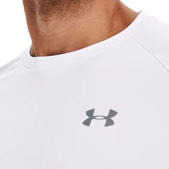 UNDER ARMOUR t-shirt męski koszulka treningowa UA Tech 2.0 biała, Kolor: biały, Rozmiar: 3XL, 4 zdjęcie