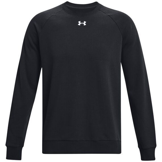 UNDER ARMOUR bluza dresowa męska Rival Fleece Crew szara, Kolor: czarny, Rozmiar: M, 2 zdjęcie