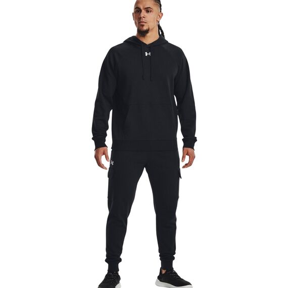 UNDER ARMOUR bluza dresowa męska z kapturem Rival Fleece czarna