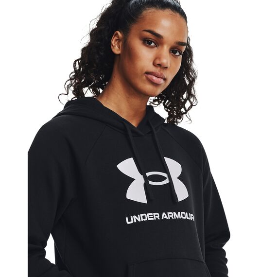 UNDER ARMOUR bluza bawełniana damska z kapturem Rival Logo