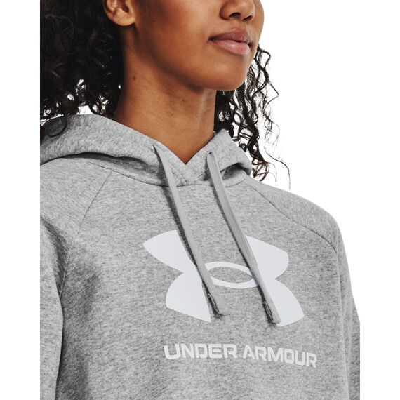 UNDER ARMOUR bluza bawełniana damska z kapturem Rival Logo