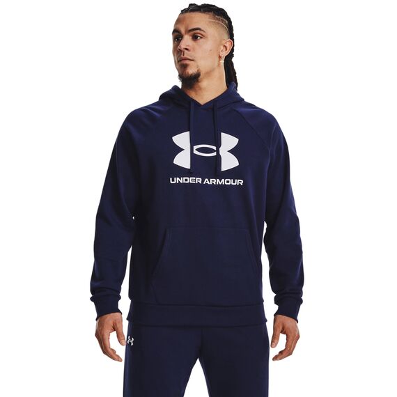 UNDER ARMOUR bluza bawełniana męska z kapturem Rival Logo