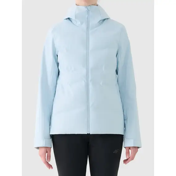 4F ocieplana kurtka narciarska damska z kieszeniami 4FWAW25TTJAF0806