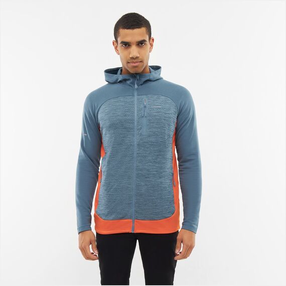 Bluza męska VIKING Delmore Hoodie Man rozpinana z kapturem szara, Kolor: szary, Rozmiar: XL, 6 zdjęcie