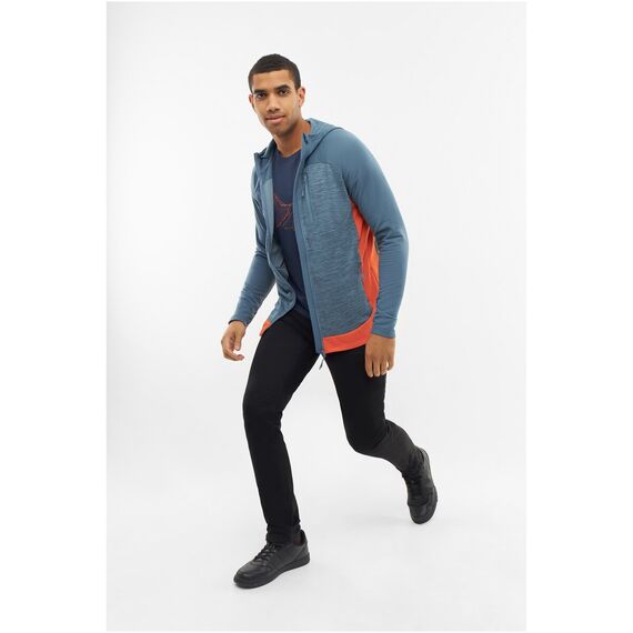 Bluza męska VIKING Delmore Hoodie Man rozpinana z kapturem szara, Kolor: szary, Rozmiar: M, 3 zdjęcie