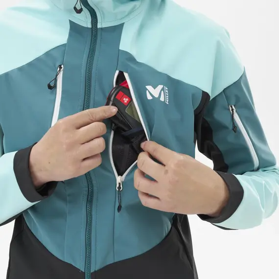 MILLET kurtka trekkingowa damska M WHITE SHIELD JKT zielona, Kolor: zielony, Rozmiar: S, 5 zdjęcie