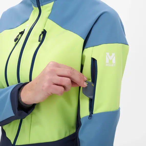 MILLET kurtka trekkingowa damska M WHITE SHIELD JKT niebieska, Kolor: niebieski, Rozmiar: S, 8 zdjęcie