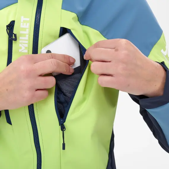 MILLET kurtka trekkingowa damska M WHITE SHIELD JKT niebieska, Kolor: niebieski, Rozmiar: S, 7 zdjęcie