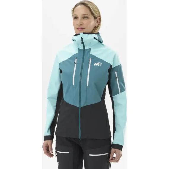 MILLET kurtka trekkingowa damska M WHITE SHIELD JKT zielona, Kolor: zielony, Rozmiar: S, 8 zdjęcie