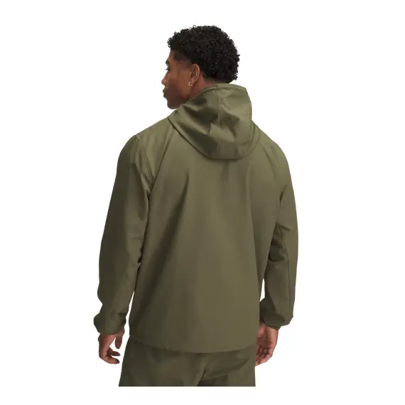 UNDER ARMOUR kurtka męska przejściowa Rival Wvn Windbreaker, Kolor: zielony, Rozmiar: M, 2 zdjęcie