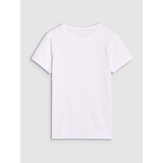 4F t-shirt damski koszulka bawełniana 4FWMM00TTSHF2255 biała, Kolor: biały, Rozmiar: XL