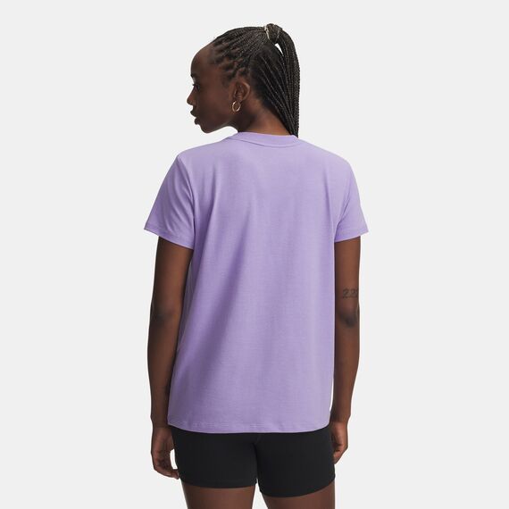 UNDER ARMOUR koszulka treningowa damska sportowa, Kolor: fioletowy, Rozmiar: S, 2 zdjęcie